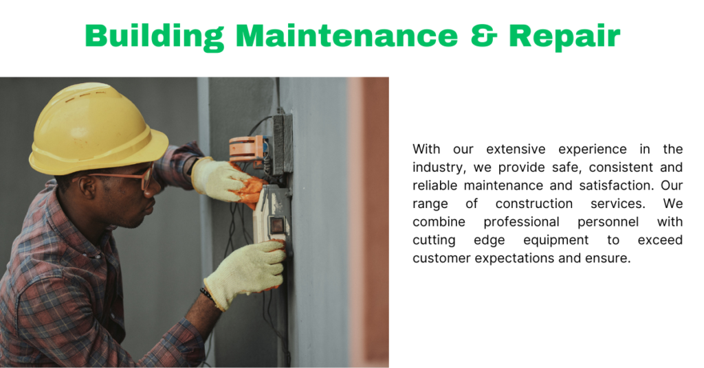 safe consistent and reliable maintenance
